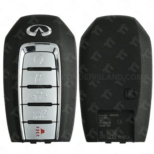 2019 2020 Infiniti QX60 Smart Key 5B Hatch / Starter KR5TXN7 Transponder Island Inc.